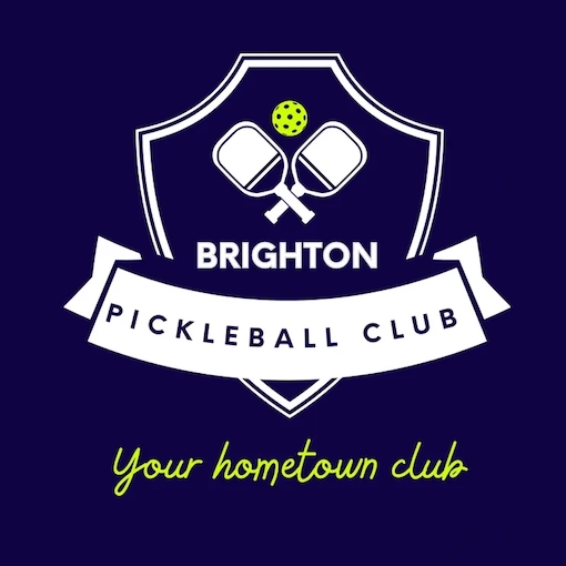 logo for brighton pickleball club